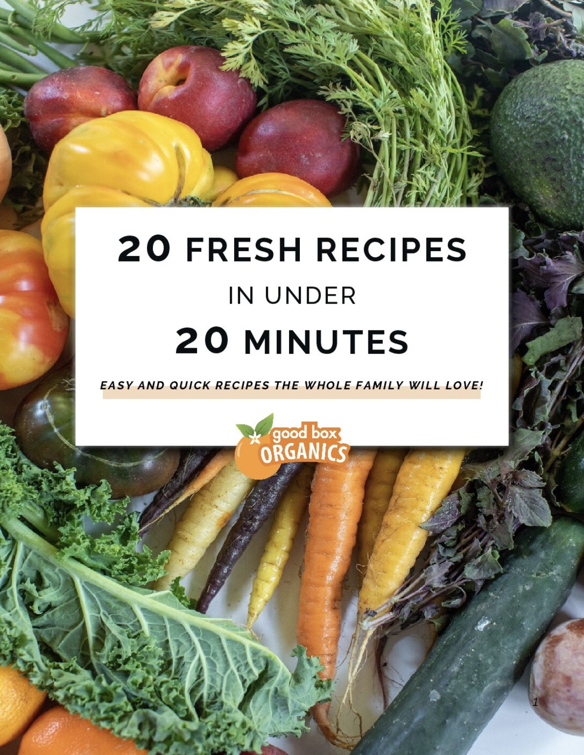 20 fresh recipes in under 20 minutes