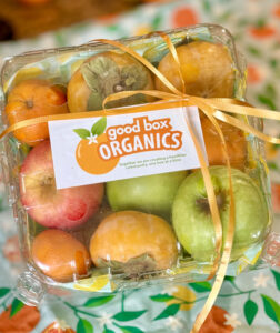 Organic fruit basket for corporate gifts